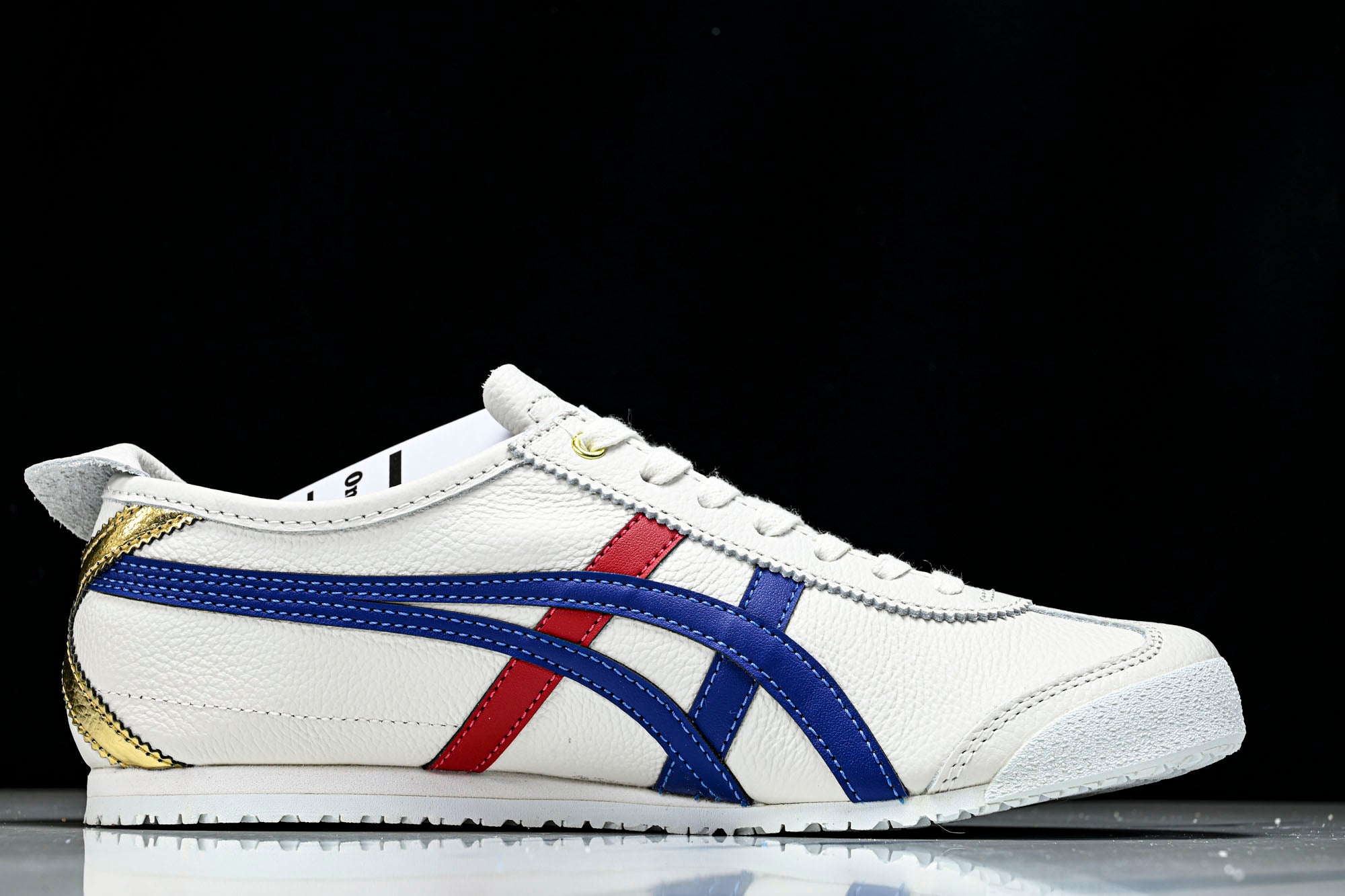 Mexico 66 White Blue Red Metallic Gold