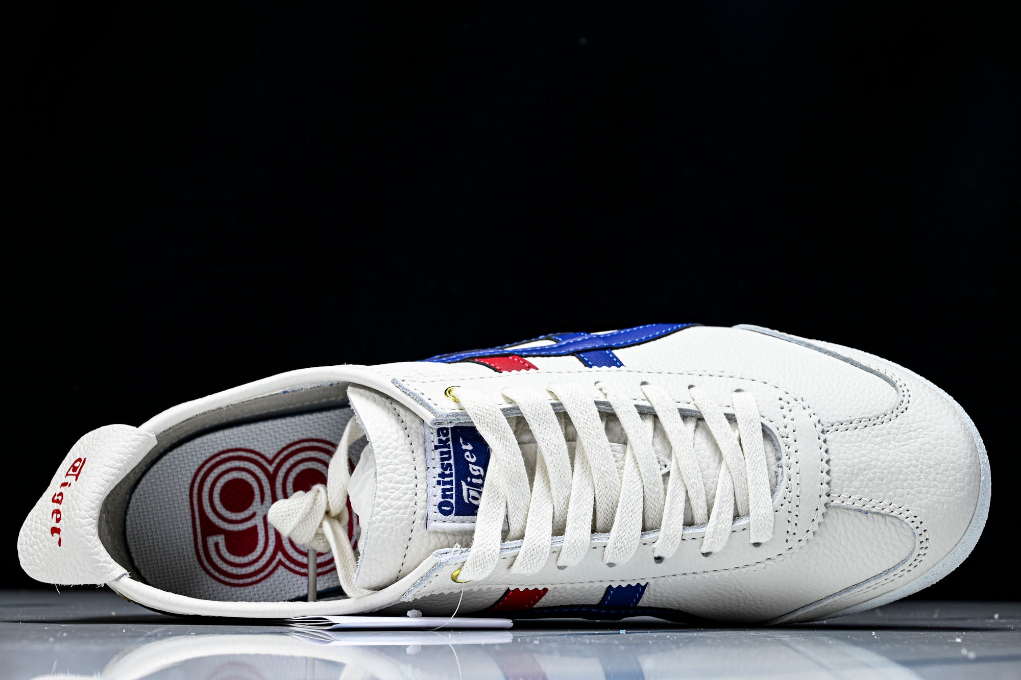 Mexico 66 White Blue Red Metallic Gold