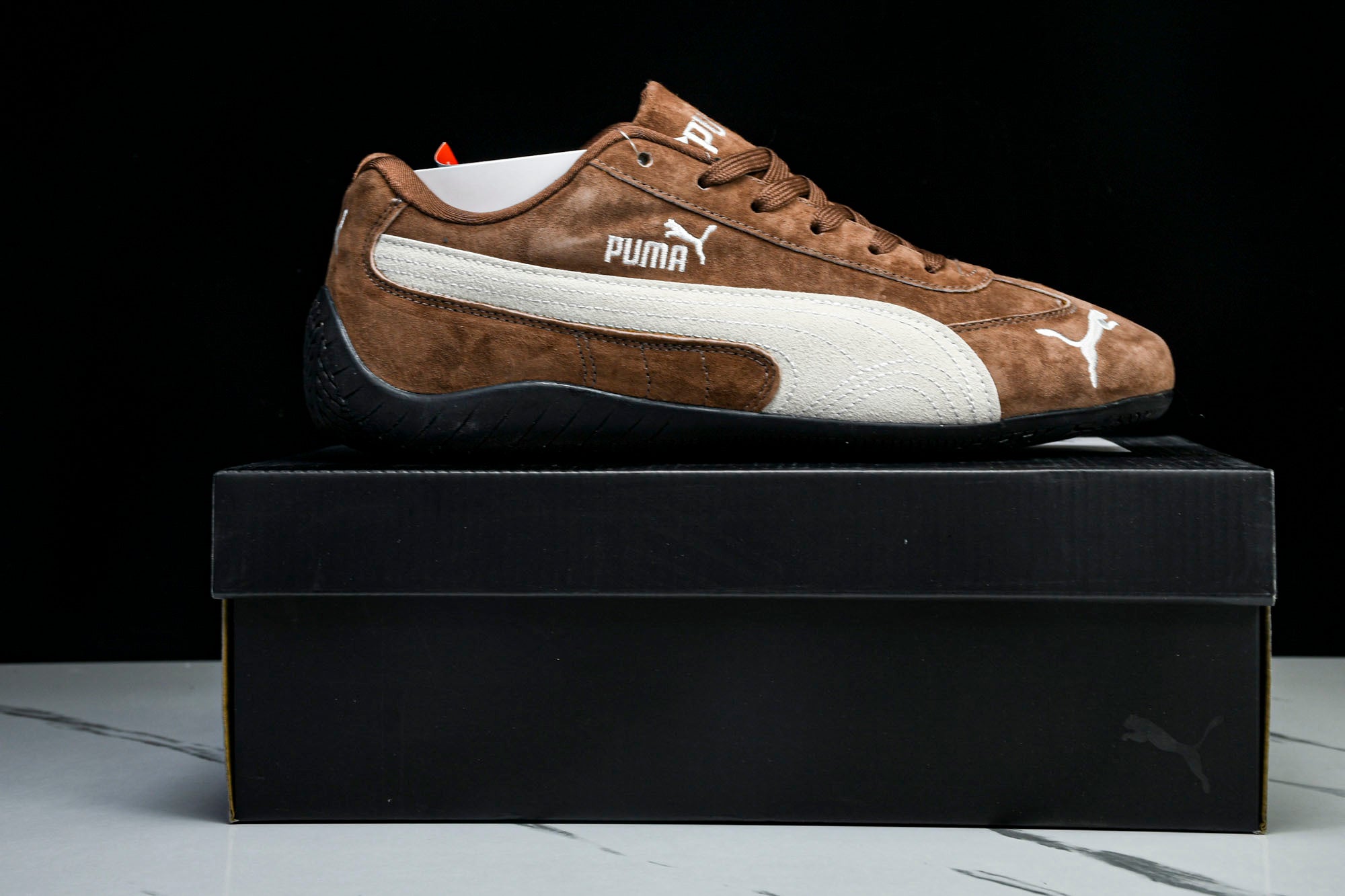 Speedcat Archive Haute Coffee Frosted Ivory (Frosted Ivory Tongue Logo)