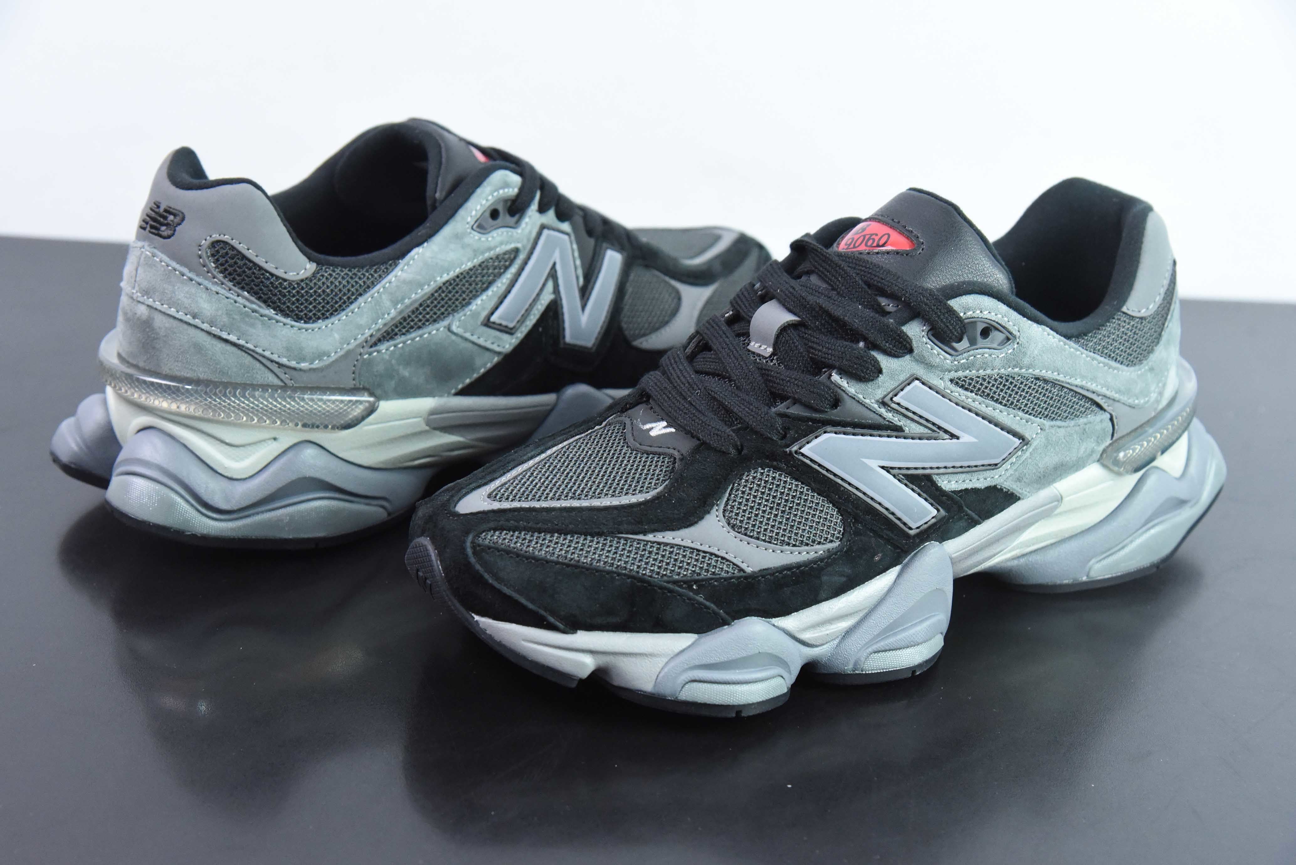 NB 9060 Black Castlerock Grey